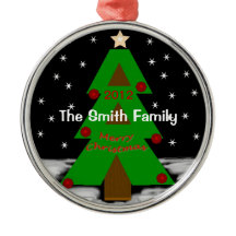 Christmas Tree Night - Personalize Ornament