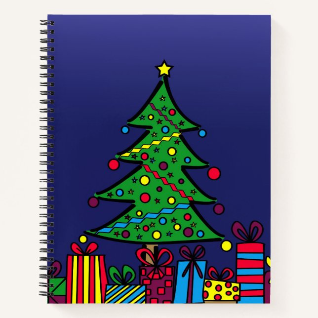 Christmas tree notebook (Front)