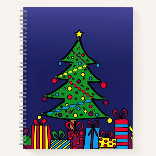 Christmas tree notebook (Front)