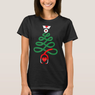 Christmas Tree Nursing   Nurse RN LPN Squad T-Shirt