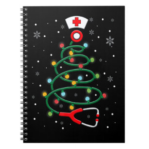 Christmas Tree Nursing   Nurse RN LPN Squad Xmas Notebook