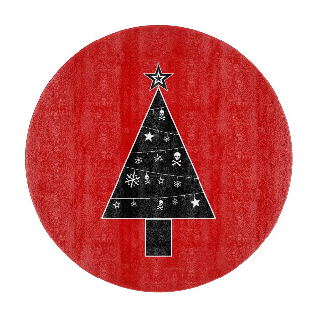 Christmas Tree of DOOM Cutting Board (Front)