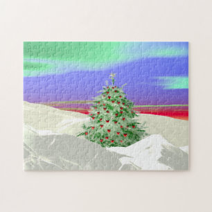 Christmas Tree of Hearts Jigsaw Puzzle