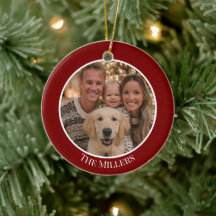 Christmas Tree Ornament Add Your Photo and Text