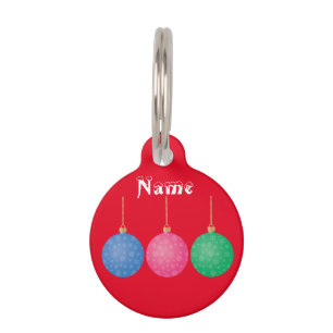 Christmas Tree Ornament Balls Thunder_Cove Pet Tag
