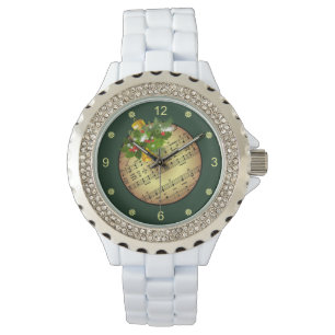 Christmas Tree Ornament ~ Bell & Mistletoe ~    Wa Watch