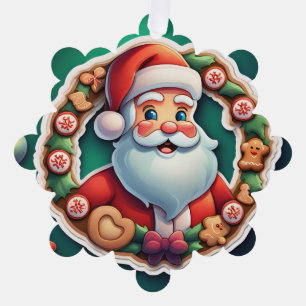 Christmas tree ornament card