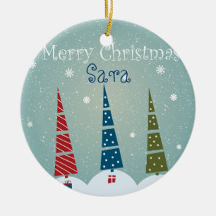 Christmas Tree Ornament - Customize for Recipient
