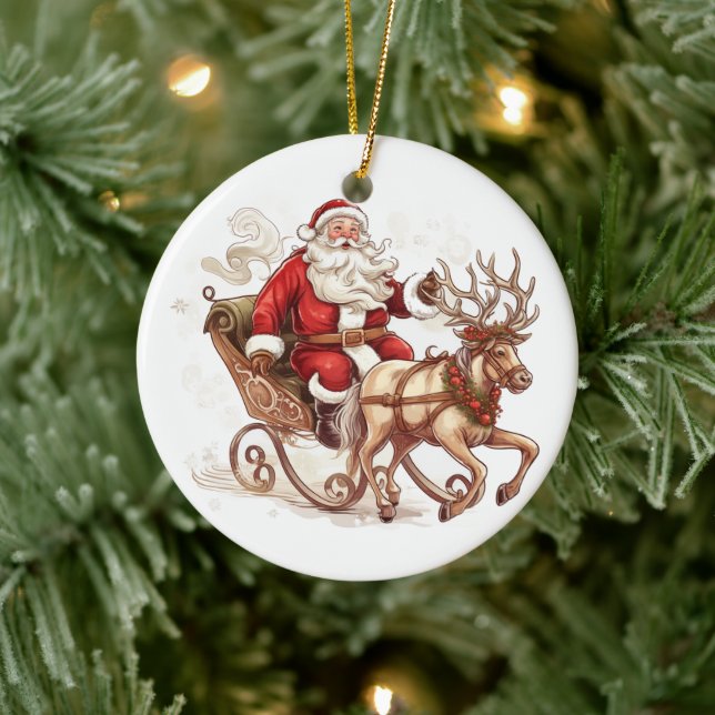 Christmas Tree Ornament Santa (Tree)