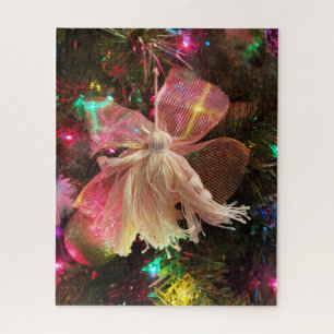 christmas tree ornament yarn angel doll photograph jigsaw puzzle