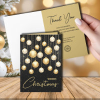 Christmas Tree Ornaments Business Greeting
