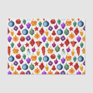 Christmas Tree Ornaments  Tissue Paper