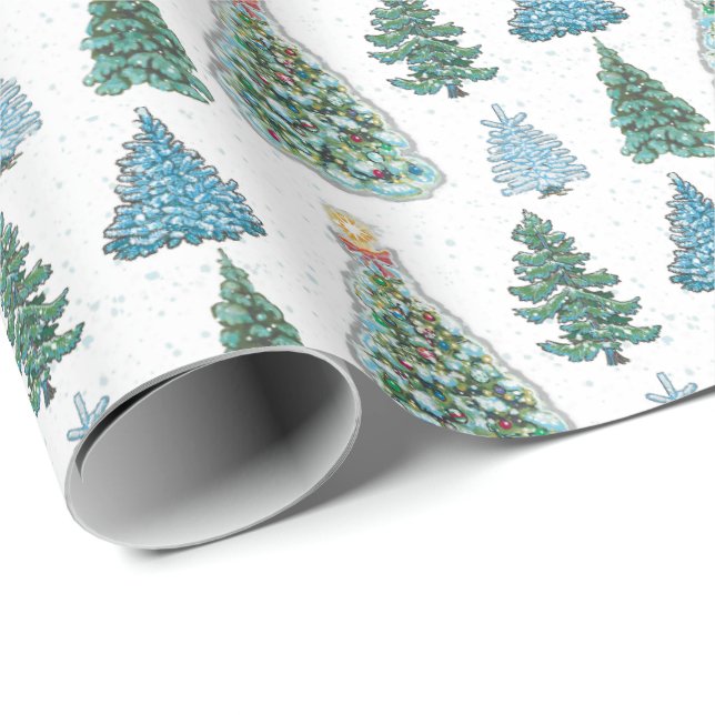Christmas Tree Paper (Roll Corner)