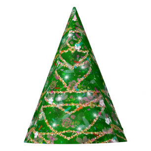 Christmas tree party hat