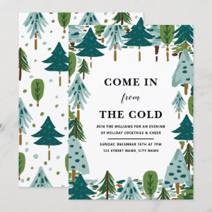 Christmas Tree Party Invitation