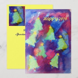 CHRISTMAS TREE - PARTY INVITATION