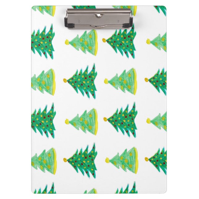 Christmas Tree Pattern Clipboard (Front)