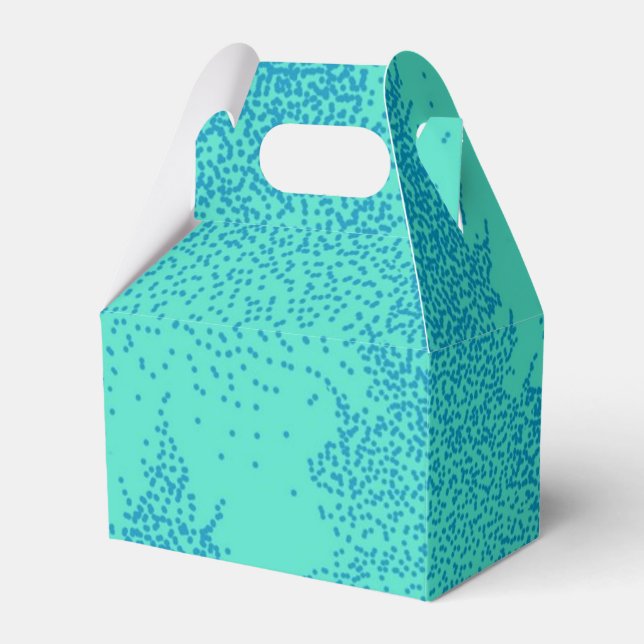 Christmas tree pattern favor box (Front Side)