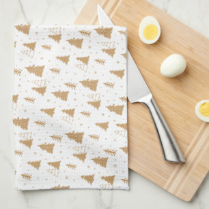 Christmas Tree Pattern Kitchen Towels
