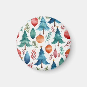 Christmas Tree Pattern Magnet
