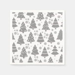 Christmas tree pattern napkin