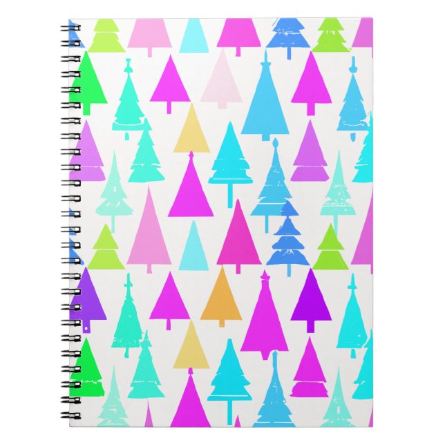 Christmas tree Pattern notebook  (Front)