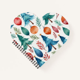Christmas Tree Pattern Notebook