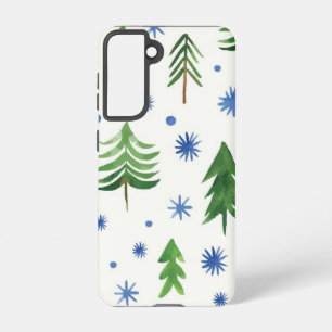 Christmas tree pattern samsung galaxy case