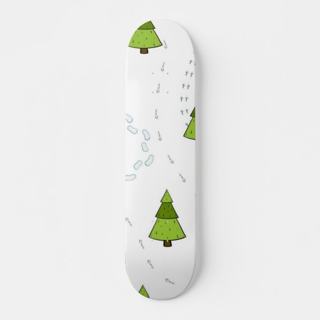 Christmas tree pattern skateboard (Front)