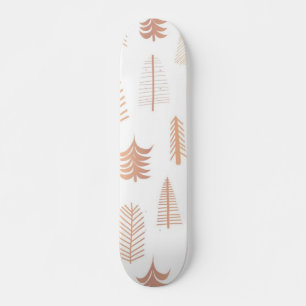 Christmas tree pattern skateboard