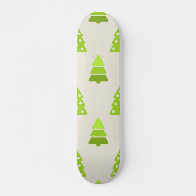 Christmas tree pattern skateboard (Front)