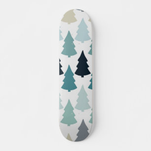 Christmas tree pattern skateboard