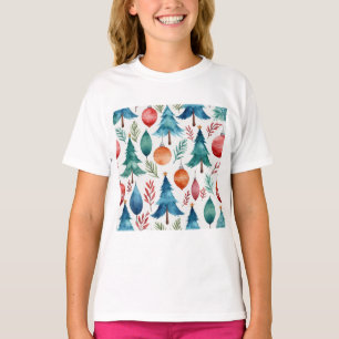 Christmas Tree Pattern T-Shirt