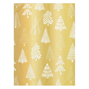 Christmas tree pattern tablecloth
