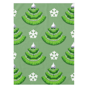 Christmas tree pattern tablecloth