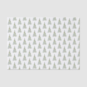 Christmas Tree Pattern Tissue Paper