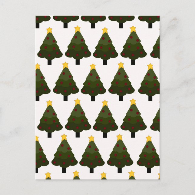 Christmas Tree Pattern Winter Holiday Gifts (Front)