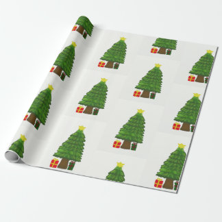Christmas Tree Pattern Wrapping Paper