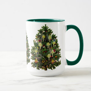 Christmas Tree Peace Love Hope Joy Party Mug