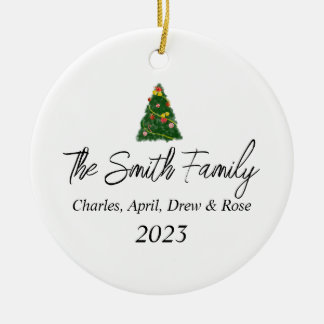 Christmas Tree Personalized Christmas Ornament