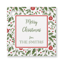 Christmas Tree Personalized Gift Tags