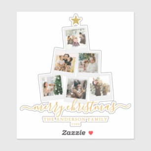 Christmas Tree Photo Collage