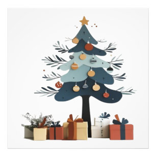Christmas tree  photo print