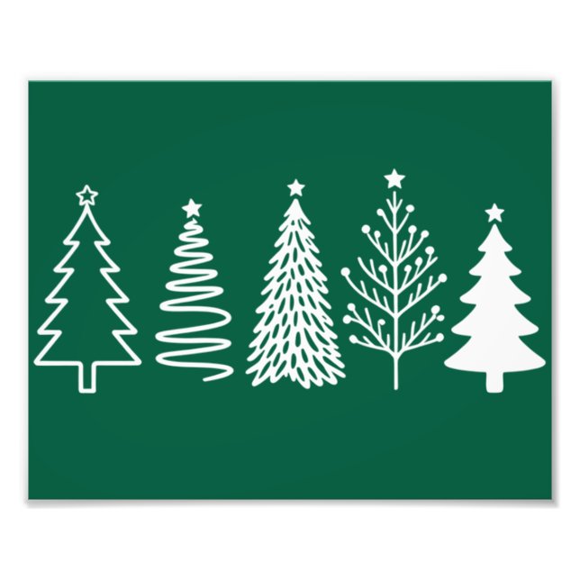 Christmas Tree  Photo Print (Front)