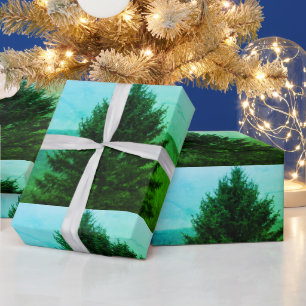 Christmas Tree Photo Wrapping Paper