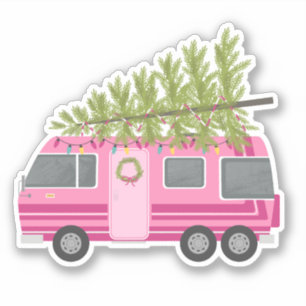 Christmas Tree Pink RV Camper