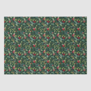 Christmas Tree Poinsettia Bobble Tissue Paper