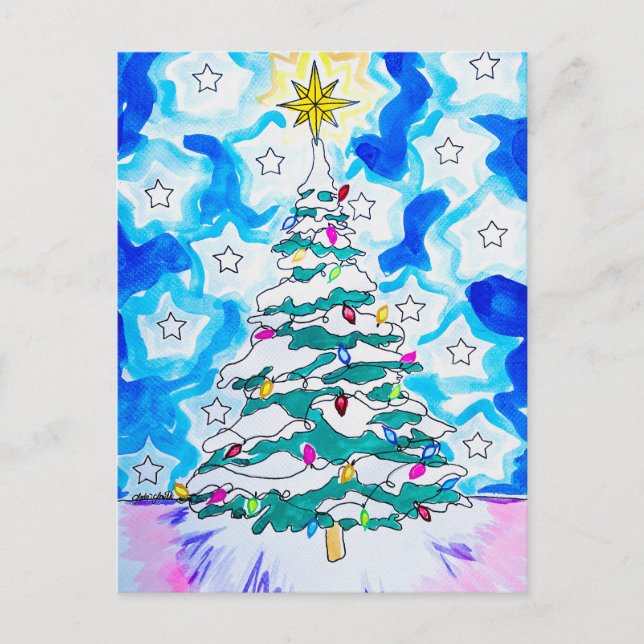 Christmas Tree Postcard (Front)