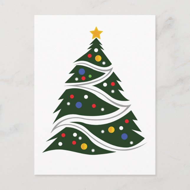 Christmas Tree  Postcard (Front)
