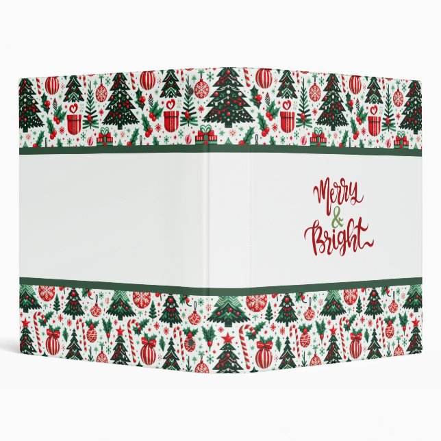 Christmas tree, presents, candy cane binder (Background)
